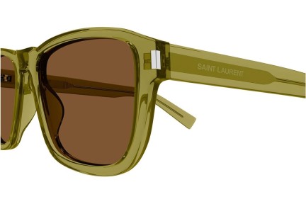 Okulary przeciwsłoneczne Saint Laurent SL710 005 Kwadratowe Zielone