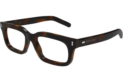 Okulary przeciwsłoneczne Gucci GG1711S 002 Kwadratowe Havana