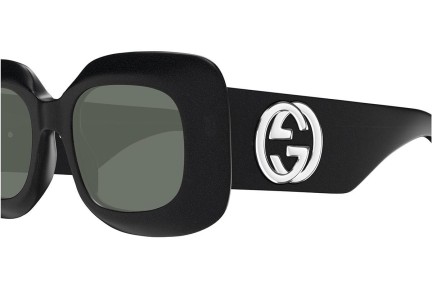 Okulary przeciwsłoneczne Gucci GG1695S 003 Kwadratowe Czarne