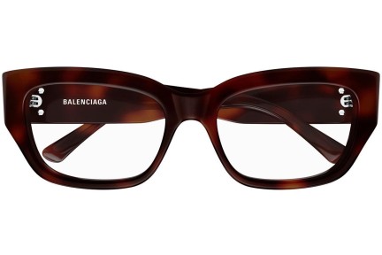 Okulary korekcyjne Balenciaga BB0363O 002 Kwadratowe Havana