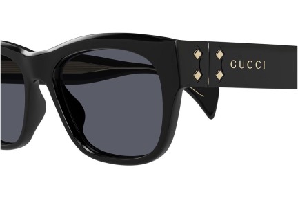 Okulary przeciwsłoneczne Gucci GG1706S 001 Kwadratowe Czarne