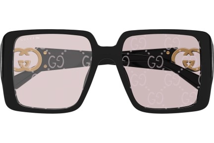 Okulary przeciwsłoneczne Gucci GG1692S 006 Kwadratowe Czarne