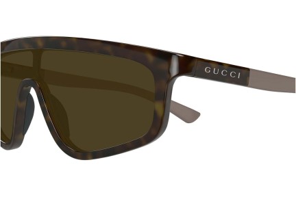 Okulary przeciwsłoneczne Gucci GG1736S 002 Pojedyncze | Shield Havana