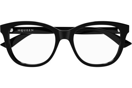 Okulary korekcyjne Alexander McQueen AM0487O 001 Kwadratowe Czarne