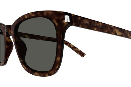 Okulary przeciwsłoneczne Saint Laurent SL716SLIM 002 Kwadratowe Havana