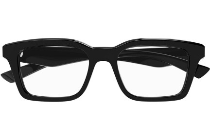 Okulary korekcyjne Alexander McQueen AM0476O 001 Kwadratowe Czarne