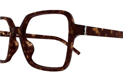 Okulary korekcyjne Saint Laurent SLM139 002 Kwadratowe Havana