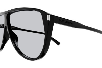 Okulary przeciwsłoneczne Saint Laurent SL731GASPAR 001 Kwadratowe Czarne