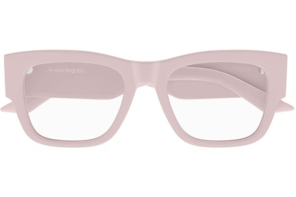 Okulary korekcyjne Alexander McQueen AM0436O 006 Prostokątne Różowe