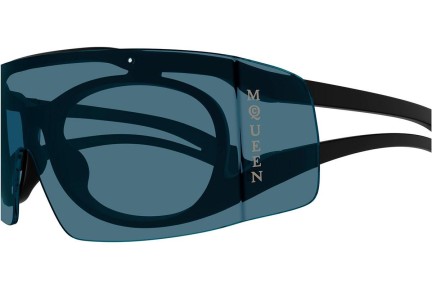 Okulary przeciwsłoneczne Alexander McQueen AM0489S 002 Nieregularny Czarne