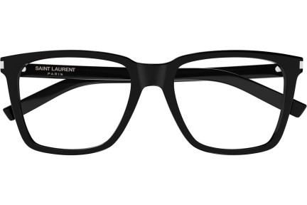 Okulary korekcyjne Saint Laurent SL717SLIM 001 Kwadratowe Czarne