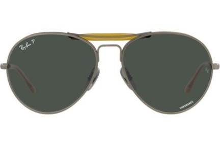 Okulary przeciwsłoneczne Ray-Ban Chromance Collection RB8063 9208K8 Polarized Pilotki (Aviator) Srebrne