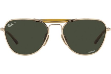 Okulary przeciwsłoneczne Ray-Ban Chromance Collection RB8064 9205P1 Polarized Nieregularny Złote