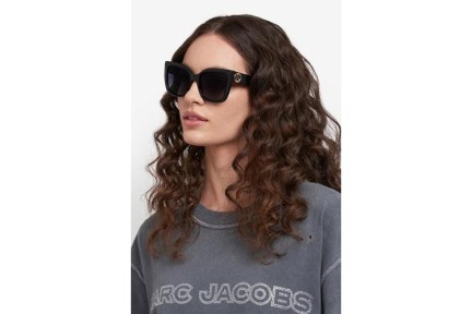 Okulary przeciwsłoneczne Marc Jacobs MARC811/S 807/9O Kocie oczy Czarne