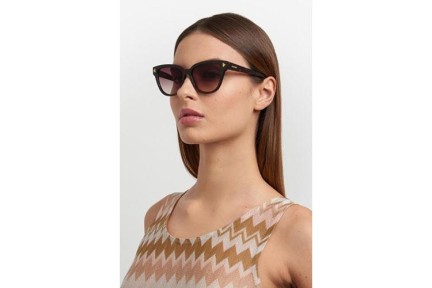 Okulary przeciwsłoneczne Missoni MIS0237/S 086/HA Kocie oczy Havana