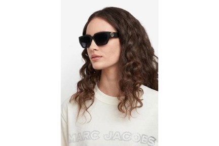 Okulary przeciwsłoneczne Marc Jacobs MARC809/S 807/9O Prostokątne Czarne