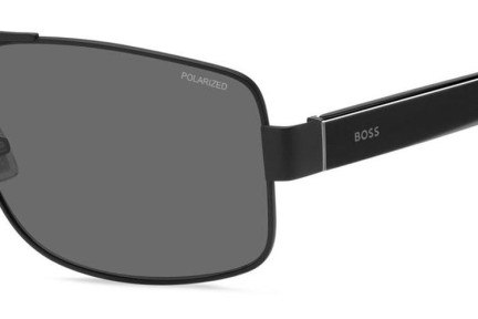 Okulary przeciwsłoneczne BOSS BOSS1761/S 003/M9 Polarized Kwadratowe Czarne