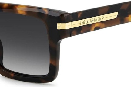 Okulary przeciwsłoneczne Dsquared2 D20161/G/S 086/9O Kwadratowe Havana