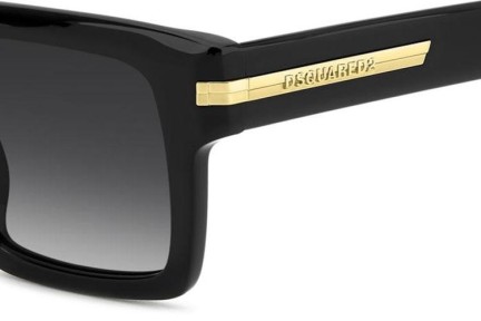 Okulary przeciwsłoneczne Dsquared2 D20161/G/S 807/9O Kwadratowe Czarne