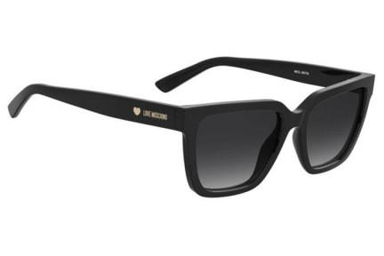 Okulary przeciwsłoneczne Love Moschino MOL087/S 807/9O Kwadratowe Czarne