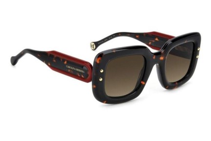 Okulary przeciwsłoneczne Carolina Herrera HER0313/S 086/HA Kocie oczy Havana