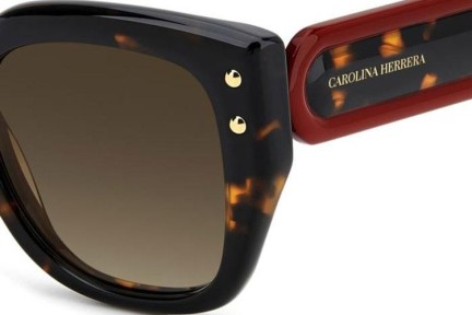 Okulary przeciwsłoneczne Carolina Herrera HER0312/S 086/HA Kocie oczy Havana