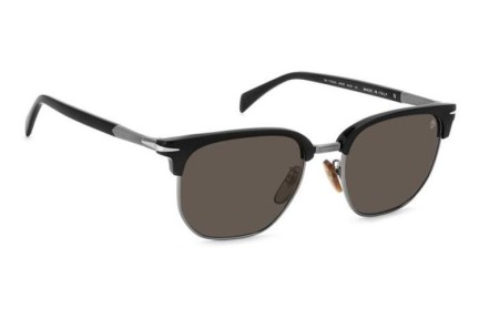 Okulary przeciwsłoneczne David Beckham DB1176/G/S ANS/IR Browline Czarne