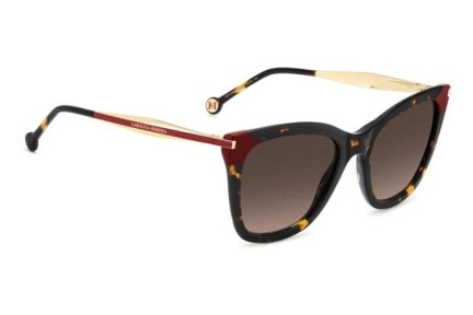 Okulary przeciwsłoneczne Carolina Herrera HER0307/S 086/HA Kocie oczy Havana