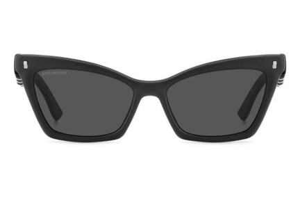 Okulary przeciwsłoneczne Dsquared2 ICON0026/S 003/IR Kocie oczy Czarne