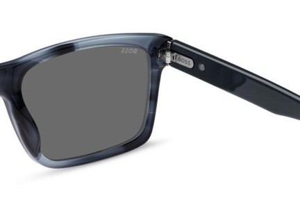 Okulary przeciwsłoneczne BOSS BOSS1760/G/S 38I/M9 Polarized Kwadratowe Niebieskie