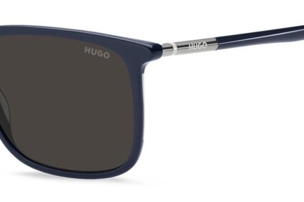 Okulary przeciwsłoneczne HUGO HG1344/S PJP/IR Kwadratowe Niebieskie