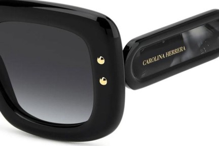 Okulary przeciwsłoneczne Carolina Herrera HER0313/S 807/9O Kocie oczy Czarne