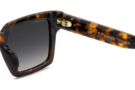 Okulary przeciwsłoneczne Dsquared2 D20161/G/S 086/9O Kwadratowe Havana