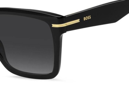 Okulary przeciwsłoneczne BOSS BOSS1745/S 807/1I Polarized Kwadratowe Czarne