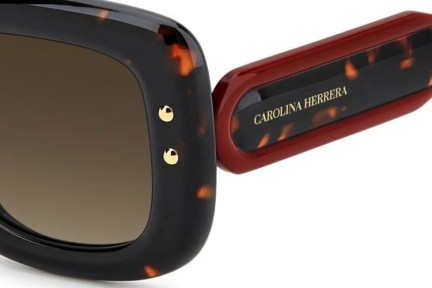 Okulary przeciwsłoneczne Carolina Herrera HER0313/S 086/HA Kocie oczy Havana