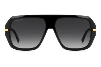 Okulary przeciwsłoneczne Dsquared2 D20160/S 807/9O Kwadratowe Czarne