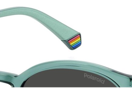 Okulary przeciwsłoneczne Polaroid PLD6233/S 1ED/M9 Polarized Okrągłe Zielone