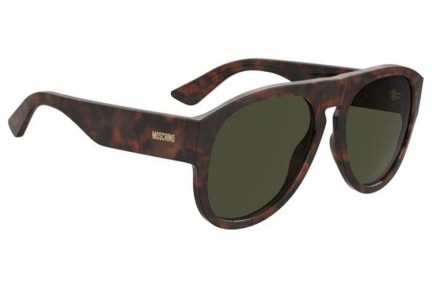 Okulary przeciwsłoneczne Moschino MOS176/S 086/QT Pilotki (Aviator) Havana