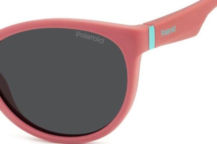 Okulary przeciwsłoneczne Polaroid Junior PLD8065/S 1N5/M9 Polarized Kocie oczy Czerwone