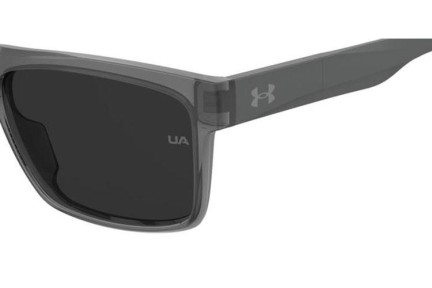 Okulary przeciwsłoneczne Under Armour UAACETECH 63M/M9 Polarized Kwadratowe Szare