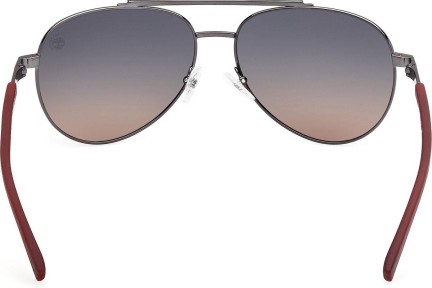 Okulary przeciwsłoneczne Timberland TB00039 06D Polarized Pilotki (Aviator) Szare