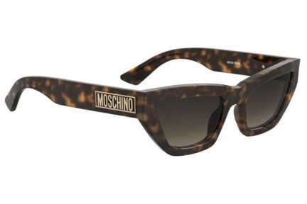 Okulary przeciwsłoneczne Moschino MOS182/S 086/HA Kocie oczy Havana