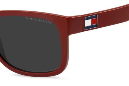 Okulary przeciwsłoneczne Tommy Hilfiger TH1556/N/S 0Z3/IR Kwadratowe Czerwone