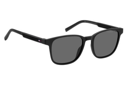 Okulary przeciwsłoneczne Tommy Hilfiger TH2202/S 807/M9 Polarized Kwadratowe Czarne