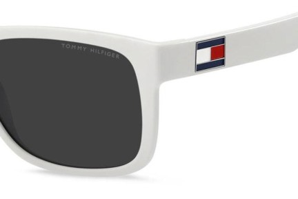 Okulary przeciwsłoneczne Tommy Hilfiger TH1556/N/S 6HT/IR Kwadratowe Białe