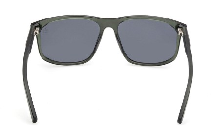 Okulary przeciwsłoneczne Timberland TB00036-H 96D Polarized Prostokątne Zielone