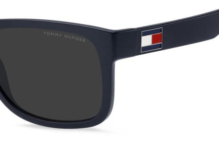 Okulary przeciwsłoneczne Tommy Hilfiger TH1556/N/S FLL/IR Kwadratowe Niebieskie