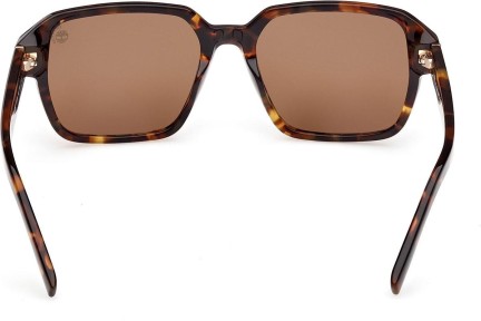 Okulary przeciwsłoneczne Timberland TB00043 54H Polarized Kwadratowe Havana