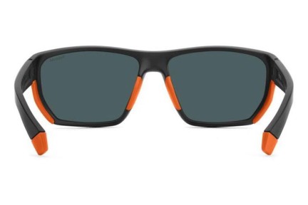 Okulary przeciwsłoneczne Polaroid PLD7057/S RC2/OZ Polarized Prostokątne Czarne