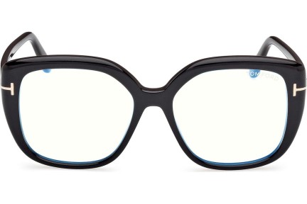 Okulary korekcyjne Tom Ford FT6043-B 001 Kocie oczy Czarne